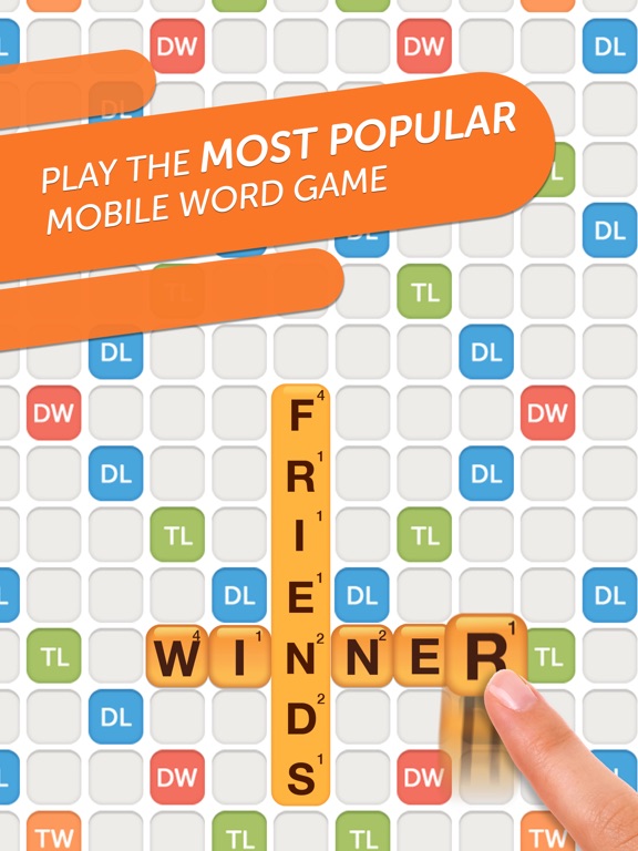 Words With Friends 2-Word Game на iPad