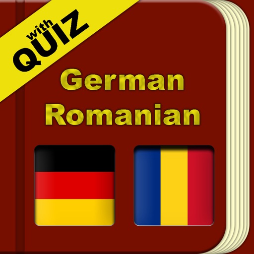 German Romanian Dictionary with Quiz