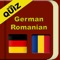 German Romanian Dictionary with Quiz is a comprehensive dictionary with more than 56