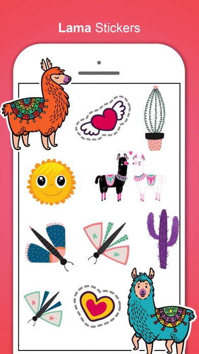 Llama Love Stickers screenshot 2