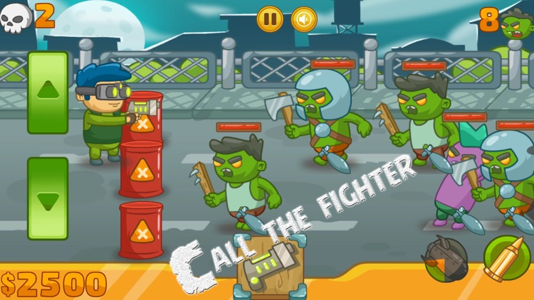 Zombie Defense - Halloween Night screenshot-4