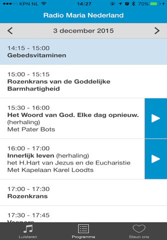 Radio Maria Nederland screenshot 2