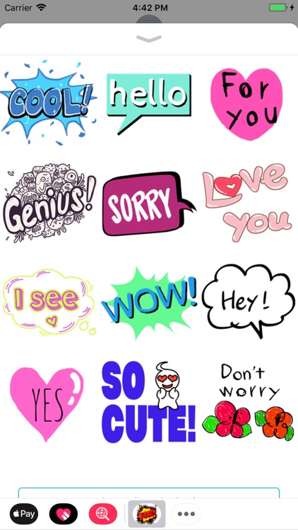 Text Stickers Collection