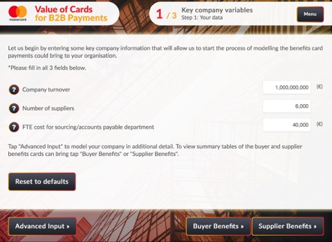 Value of Card for B2B Payments screenshot 2