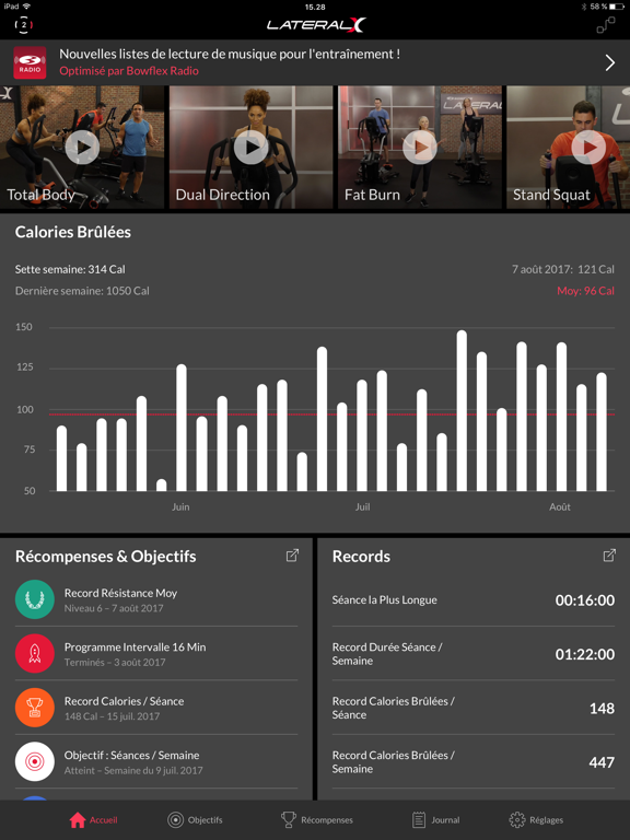 Screenshot #4 pour Bowflex® LateralX®