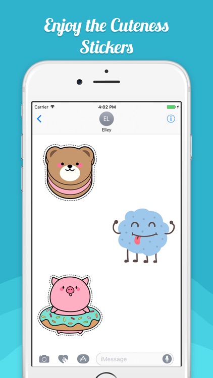 Cuteness Sticker For iMessage screenshot-3