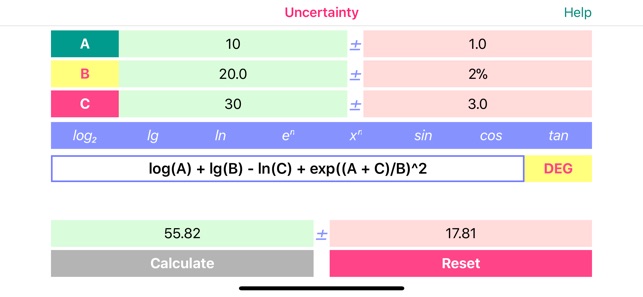 Uncertainty Calculator(圖3)-速報App