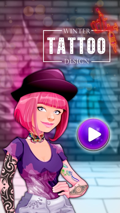 Winter Tattoo Maker Artist Pro screenshot 1