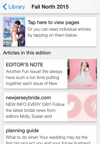 New Jersey Bride Magazine screenshot 2