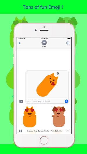 Cats and Dogs Cartoon Stickers(圖2)-速報App