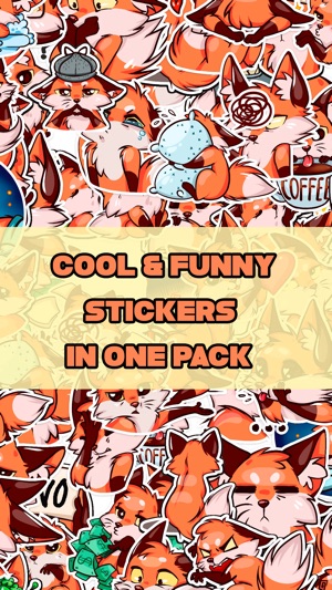 Scoot The Fox Emoji Stickers