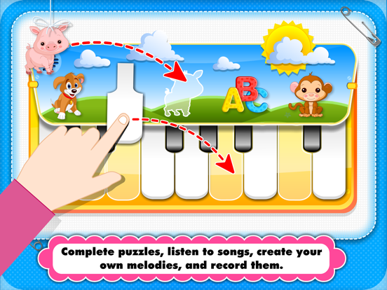 Abby Musical Puzzle: Kids Animal Piano Toy for Toddler Loves Music screenshot