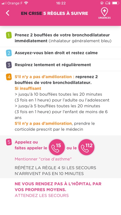 Crise d'Asthme - Agir screenshot-4