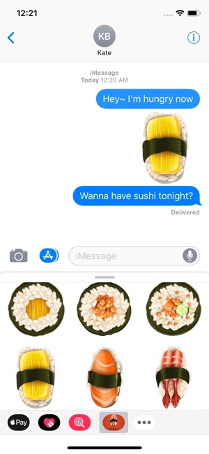 Sushi Oishii Stickers