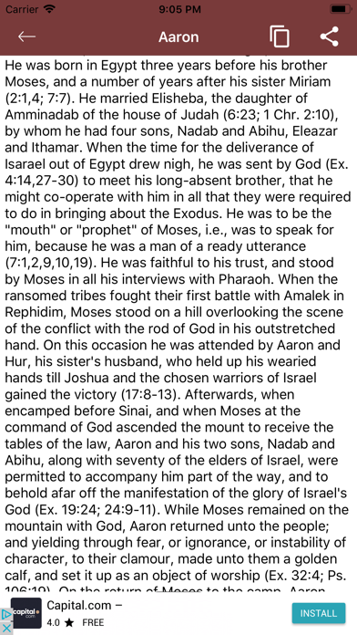 Easton Bible Dictionary: Bible screenshot 3