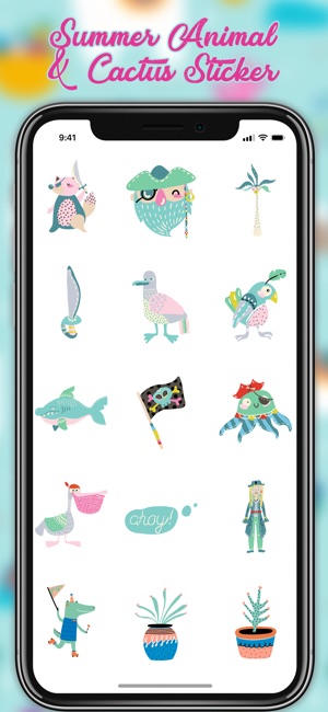 Birds & Cactus Stickers(圖2)-速報App