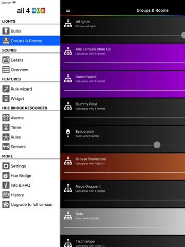 all 4 hue   (for Philips Hue) screenshot 2