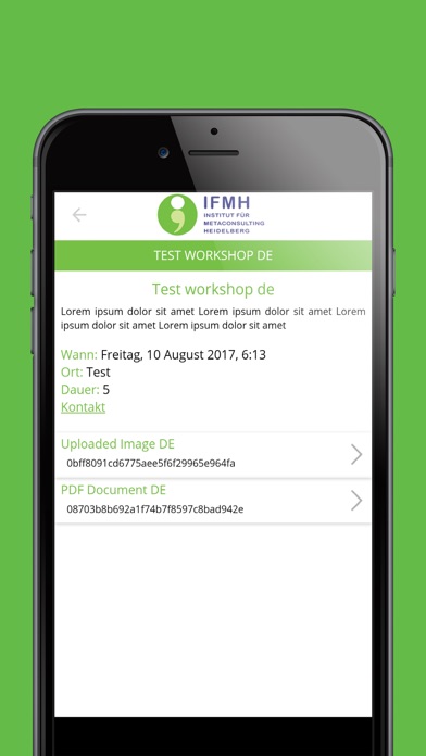 IFMH GmbH Seminar/Workshop screenshot 3