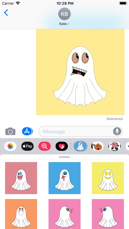 Cute Halloween Ghost stickers