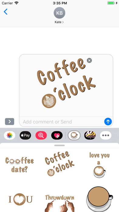 How to cancel & delete Latte Art Stickers from iphone & ipad 3