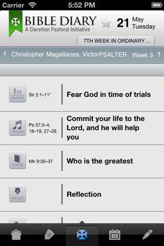 Bible Diary screenshot 2