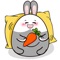 Cute Chubby Rabbit Stickers