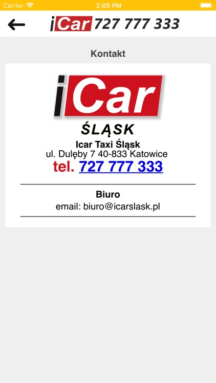 ICAR TAXI Śląsk 727 777 333 screenshot-4