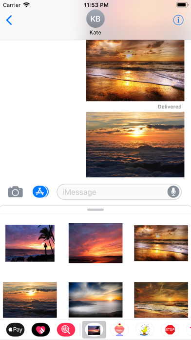 Beautiful Sunset Stickers screenshot 3