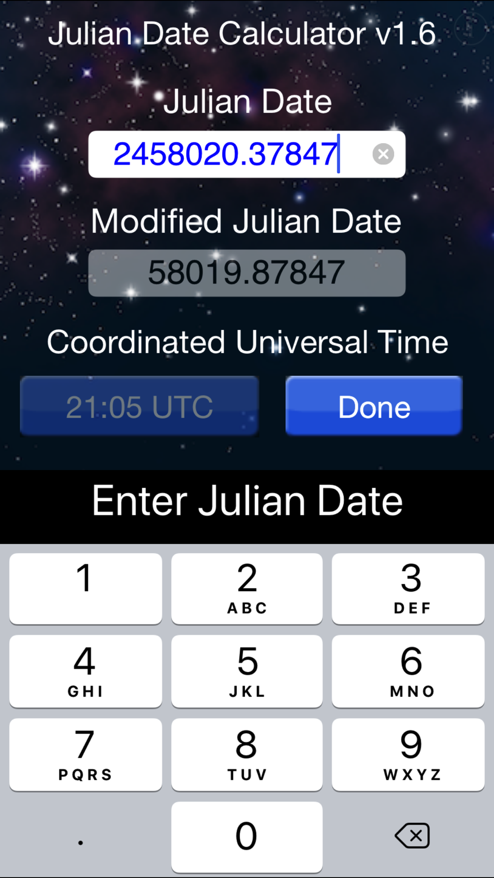 universal time calculator