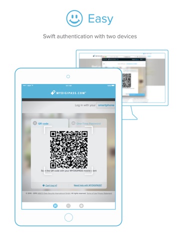 MYDIGIPASS Authenticator for Mobile screenshot 2