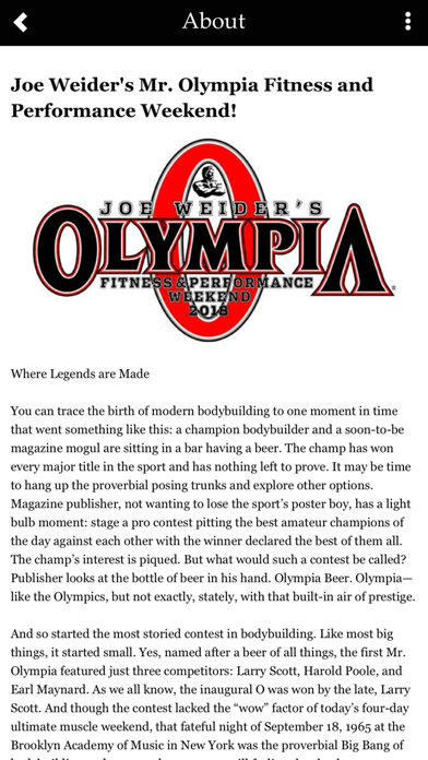Mr. Olympia, LLC screenshot 3