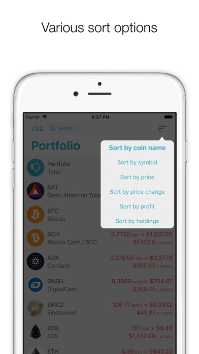 Coink - Crypto Price Tracker screenshot 4
