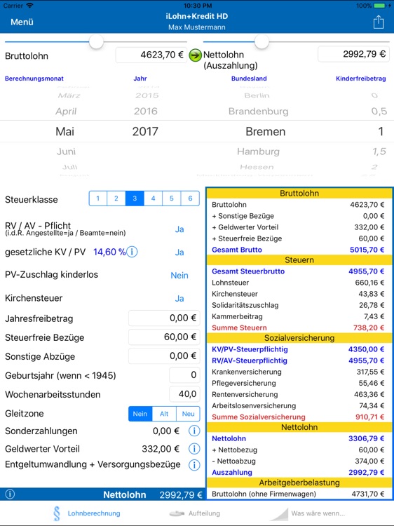 iLohn+Kredit HD 2018