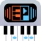 Echo Piano is a recordable virtual piano app