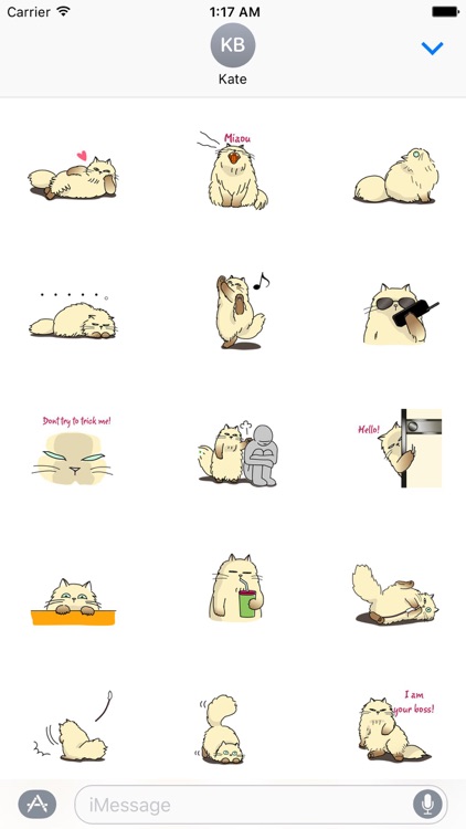 Catmoji - Cute Persian Cat Emoji Sticker