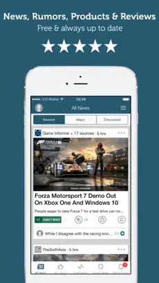 Screenshot 1 Xbox Unofficial news iphone