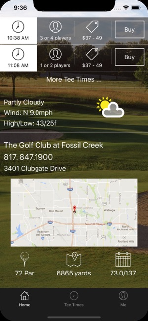 Fossil Creek Golf Tee Times(圖2)-速報App