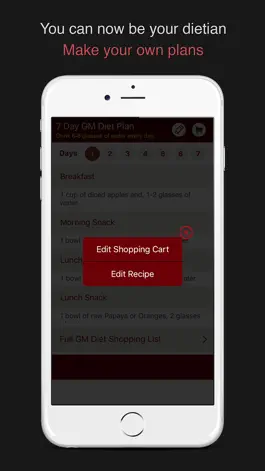 Game screenshot GM Diet 7 Day Meal Plan apk