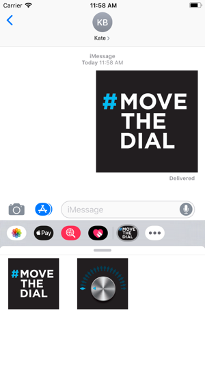 Move the Dial Stickers