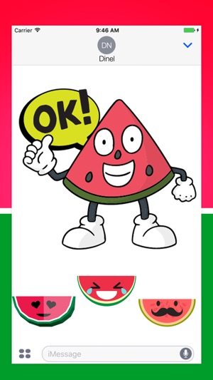 Animated Watermelon Stickers