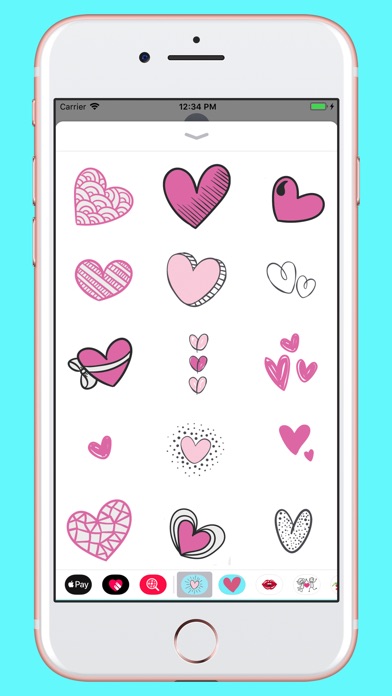 Heart & Love emoji stickers screenshot 3