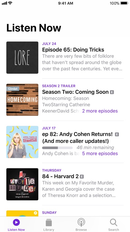 Podcasts screenshot-0