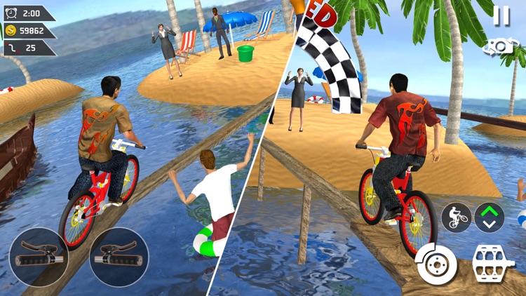 Water Park BMX Driving 2019 screenshot-4