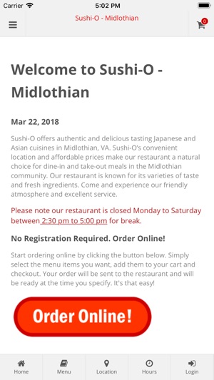 Sushi-O Midlothian(圖1)-速報App