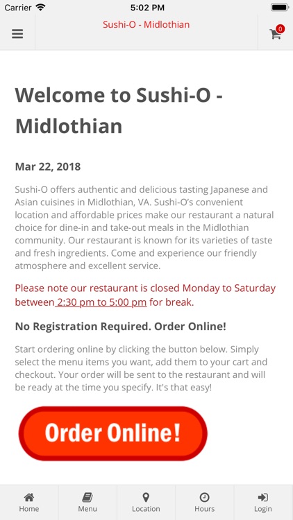 Sushi-O Midlothian