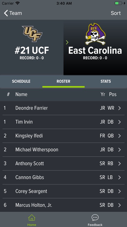 UCF Football 2018 screenshot-4