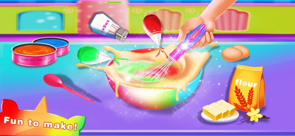 Unicorn Food-Cake Bakery Games hack tool