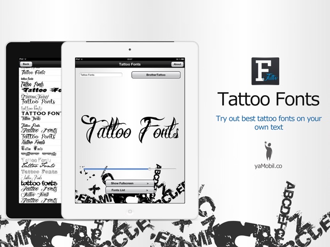 870+ Free Tattoo Font Try HD Tattoo