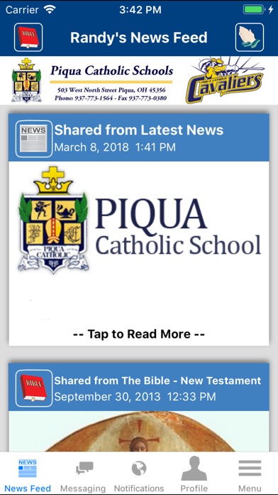 Piqua Catholic School screenshot 2