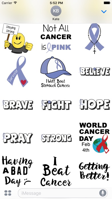 Stomach Cancer Stickers screenshot 3